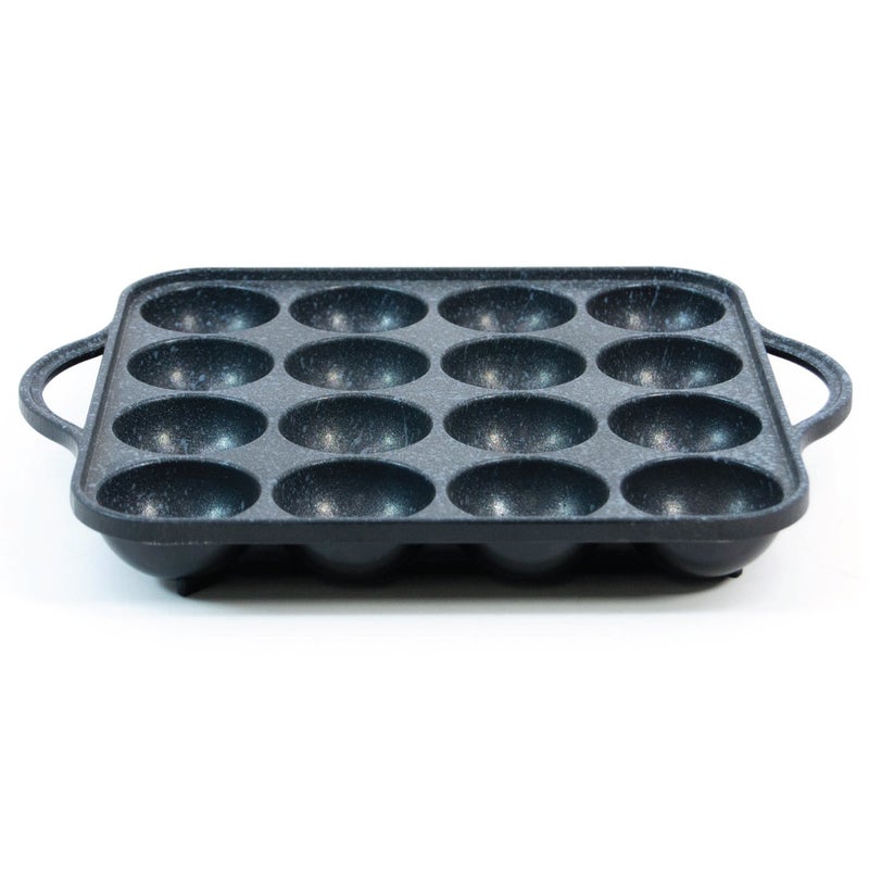 COOKKING كوكينج - مقلاة شواء تاكوياكي غير لاصقة/طبق طهي مصنوع في كوريا - Image 5